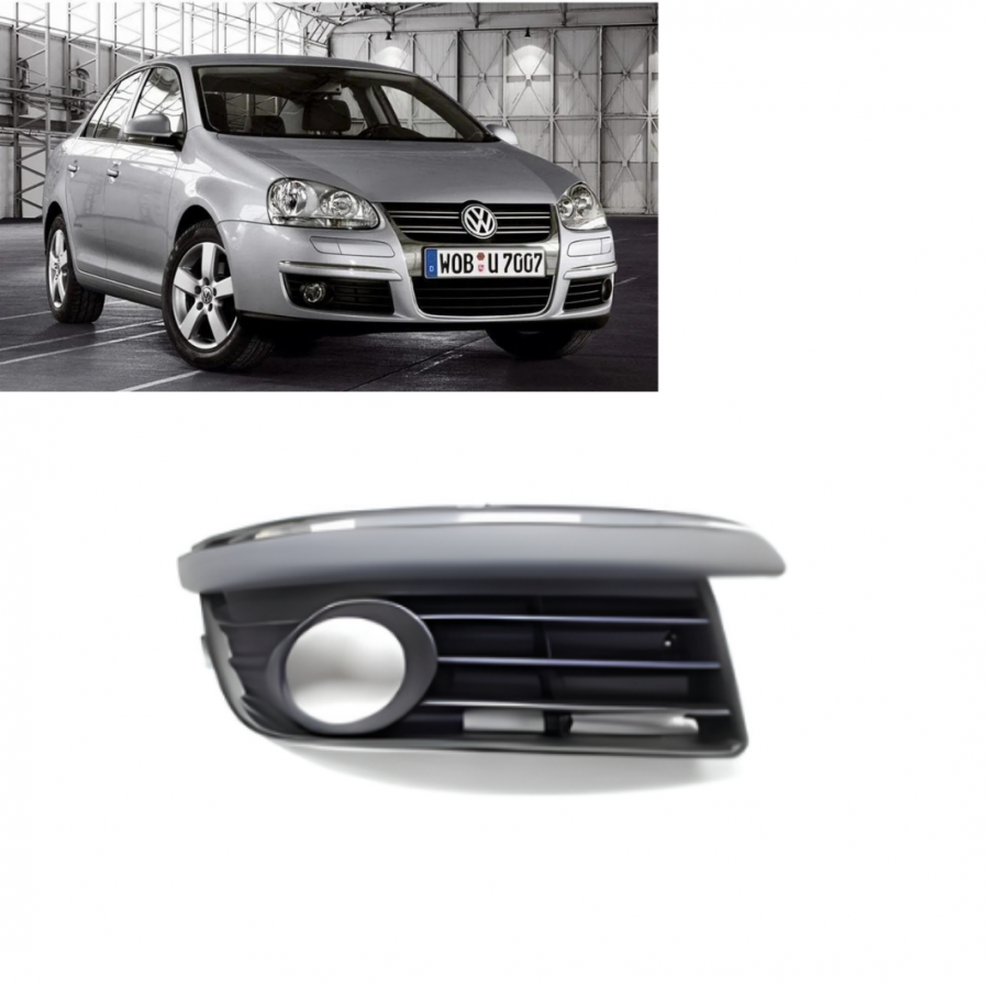 JETTA 2006-2011 TAMPON SİS KAPAĞI SİSLİ (NİKELAJLI) SOL 1K0853665E