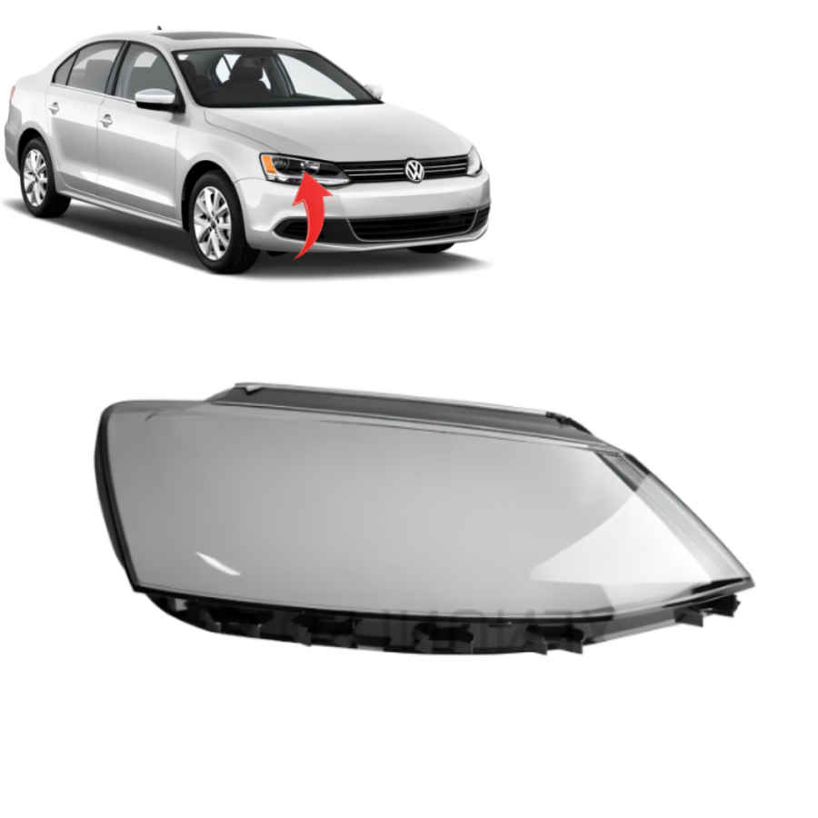 JETTA 2011-2017 SAĞ FAR CAMI 5C7941006.