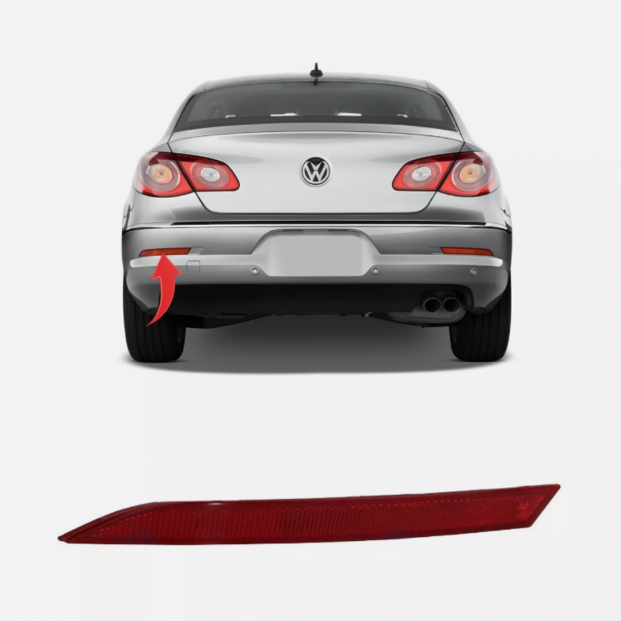 VW CC 2009-2012 REFLEKTOR ARKA TAMPON SOL 3C8945105B