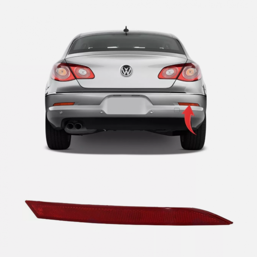 VW CC 2009-2012 REFLEKTOR ARKA TAMPON SAG 3C8945106B